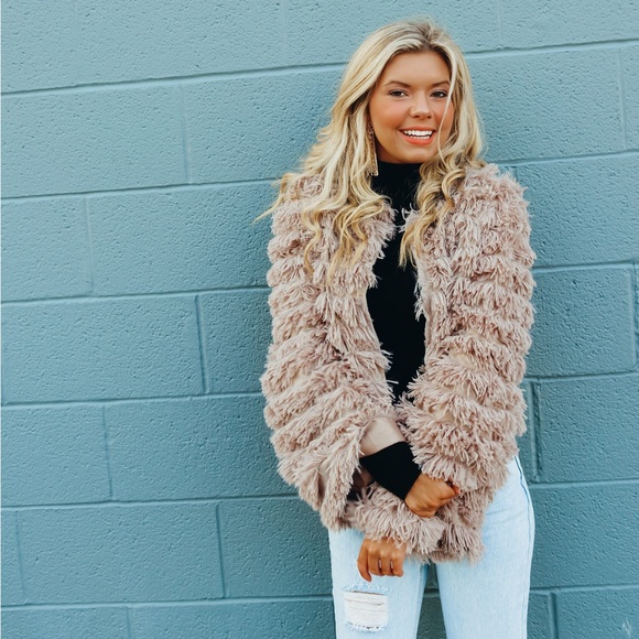American Threads Jackets & Blazers - American Threads Pink Fringe Jacket